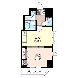 MASTLIFEIRIYA 1DKの間取図画像