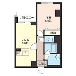 間取図画像 1LDK