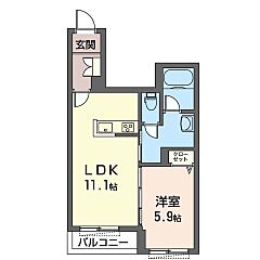 物件の間取り