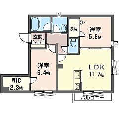 物件の間取り