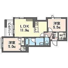 物件の間取り