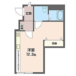 SPASSO大岡山 ワンルームの間取図画像
