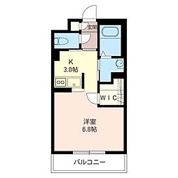 ライブタウン3 ワンルームの間取図画像