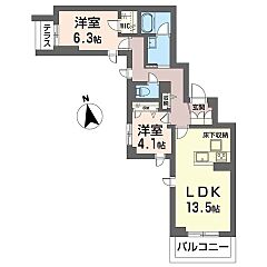 物件の間取り