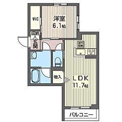 物件の間取り