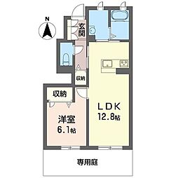 間取図画像 1LDK