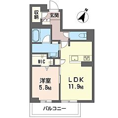 物件の間取り