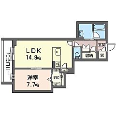 物件の間取り