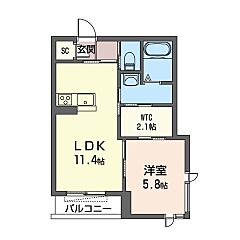 物件の間取り