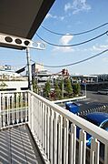 ベランダからの眺めです♪