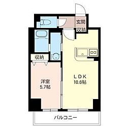 間取図画像 1LDK