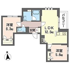 物件の間取り