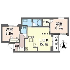 物件の間取り