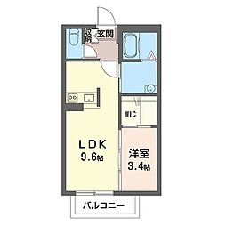 Grandfleur 1LDKの間取図画像