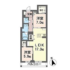 物件の間取り