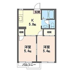 物件の間取り