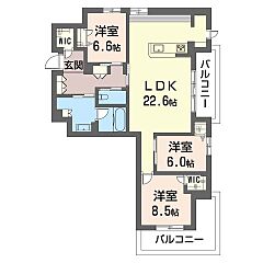 物件の間取り