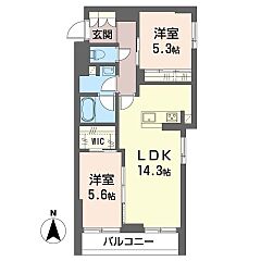 物件の間取り