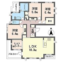 物件の間取り