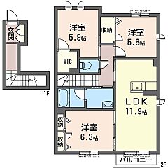 物件の間取り