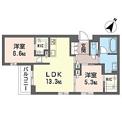 物件の間取り