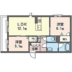 物件の間取り