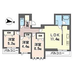 物件の間取り