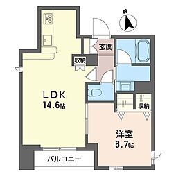 間取図画像 1LDK