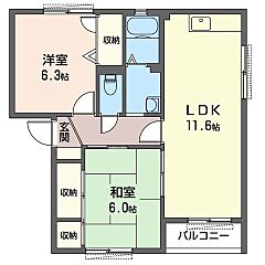 物件の間取り