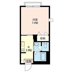 サンク・久我山 1Kの間取図画像