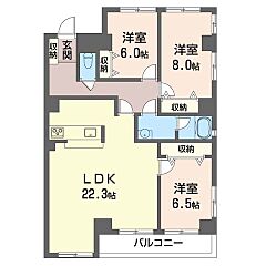 物件の間取り