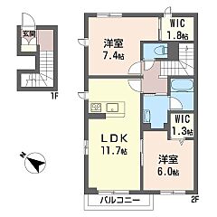 物件の間取り