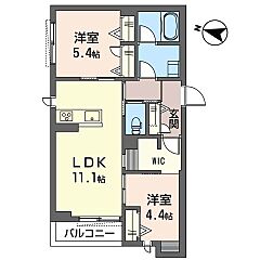 物件の間取り