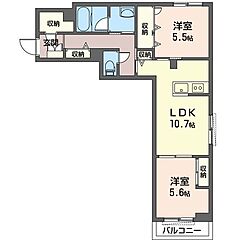 物件の間取り