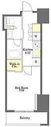 プライムメゾン渋谷 1Kの間取図画像