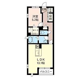 グレースランド 1LDKの間取図画像