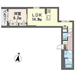 間取図画像 1LDK