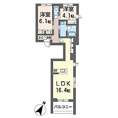 物件の間取り