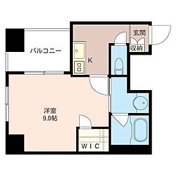 マストライフ神保町 1Kの間取図画像