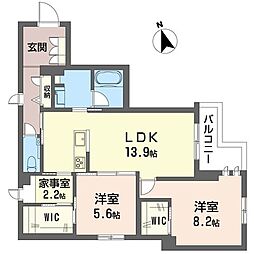 ピステン M 2SLDKの間取図画像