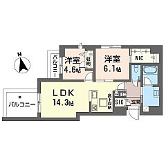 物件の間取り