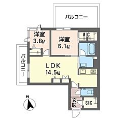 物件の間取り