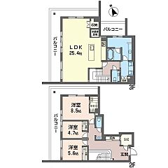物件の間取り
