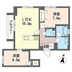物件の間取り