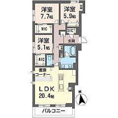 物件の間取り