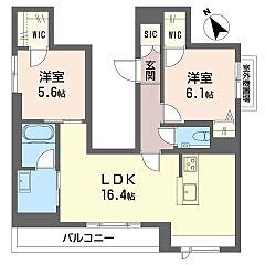 物件の間取り