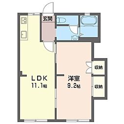 間取図画像 1LDK
