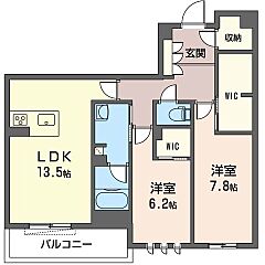物件の間取り