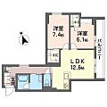 エフボーテ2階12.7万円