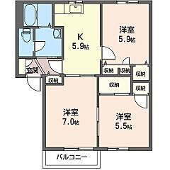 物件の間取り